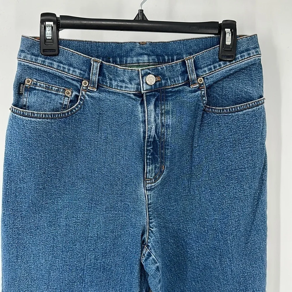 Lauren Jeans Co. Medium Wash Relaxed Fit Jeans Size 6